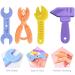 AUXHCYL 6 Pack Silicone Baby Teething Toys for 0-6 Months - Hammer, Wrench, Spanner, Pliers Shapes - Molar Teether Chew Toys for Infants - Buy Online on GoSupps.com