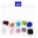 minkissy Decoration 1 Box Nail Set Nail Tech Must Haves Nail Pompom Balls Nail Supplies Nail Polish Kit Nail Stamper Trinket Magnets Nail Art Pompom Balls Velvet Detachable Decorations 3d