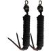 Majestic Ally 14' Pack of 2 Poly Training Lead Rope with Leather Popper for Horses & Livestock 14 Foot Long and 5/8 inch Thick - Replaceable Heavy-Duty Bolt Snap (Black) - Buy Online on GoSupps.com