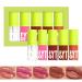 Xumann 5PCS Fat Lip Oil Set Non-Sticky Oil Lip Moisturizing Lip Oils Long Lasting for Girls Women
