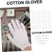 Ipetboom 12 Pairs Washable Cotton Gloves Sleep Gloves Jewelry Inspection Gloves Womens Glives Ladies Watches Working Gloves Shoelace Charms Womans Elastic Cotton Gloves Thicken Coin White 21x11x7cm - Buy Online on GoSupps.com