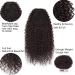 Pontail Extensions | Long Kinky Curly Afro Braid Ponytail for Women | 35cm Dark Brown Hair Extensions - Buy Online on GoSupps.com