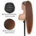 PORSMEER 30 Inch Yaki Straight Drawstring Ponytail Clip In Extensions for Women Kinky Straight Pony Tail Extensions Hair Extensions Ponytail (Black mixed brown) - Buy Online on GoSupps.com