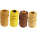 Coheali 12 Rollen Macrame Baumwollgarn | Naturk chengarn f r DIY & Backen | Hochwertige 3er Set | 10x5x5cm - Buy Online on GoSupps.com