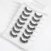 3D Clear Band Cat Eye Wispy False Eyelashes - Natural Look Soft Reusable - 7 Pairs Happy Heartbeat (No.198) | International Shipping - Buy Online on GoSupps.com