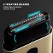 Buy SMATE Electric Shaver for Men - Portable USB-C Rechargeable Waterproof Wet & Dry Travel Razor with LCD Display - Buy Online on GoSupps.com