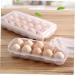 Healeved 2pcs Box Plastic Pallets Containers with Lids Portable Egg Case Mustard With Cover Egg Tray Whitex2pcs 27.5x13cmx2pcs - Buy Online on GoSupps.com