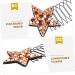 minkissy Invisible Hairpin Hair Finishing Fixer Comb Star Hair Clip Metal Hair Finishing Fixer Hair Clip Pin Wire Hair Comb Star Clips Hair Updo Clip Tools Miss Resin Back of Head 13.50X4.00X0.50CM Yellow - Buy Online on GoSupps.com