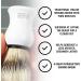 men-u BARBIERE PURE BRISTLE Shaving Brush Set with Pure Bristles and 15ml SHAVE CREAM Tube - Buy Online on GoSupps.com