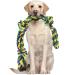 Rio Direct dog toy rope for large dogs 70cm/27.56inch XL Tau/Hundeil Toys with 3 knots/ball Christmas toy for medium-sized and large dogs biting tug-up brushing your teeth B-3 knot