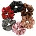 6 Pieces Satin Silk Scrunchies for hair  Big Hair Scrunchies Satin Hair Ties Ponytail Holder No Hurt Your Hair set2