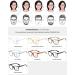 Lanomi Varifocal Glasses for Men & Women | Progressive Multifocal Reader with Blue Light Filter | Anti-Fatigue Rectangle Reading Aid - Buy Online on GoSupps.com