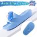 DRECAGE Kids Blue Shark Flip-Flops | Soft Slide-Resistant Summer Sandals for Girls & Boys | EU Sizes 23-33 - Buy Online on GoSupps.com