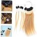 Gatuida Set De M ches Cheveux Naturels Pour Entra nement Coloration Avec Boucles Dor es Accessoires Stables Et Ajustables Pour Salons Et tudiants Coiffure - Buy Online on GoSupps.com