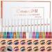 BONNIE CHOICE 16 Colors Liquid Glitter Eyeliner Set Metallic Shimmer Glitter Eyeshadow Colored Eyeliners White Silver Rose Gold Pink Eye Liners glitter makeup delineador con glitter de colores para ojos colores 16 Glitte...