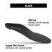 Superfeet Black Orthotic Arch Support Insoles - Thin & Tight Shoes - Size 9.5-11 Men, 10.5-12 Women - Buy Online on GoSupps.com