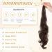 YUFFQOPC Ponytail Hair Extension 32 Inch Ponytail Hairpiece Long Hair Extension with Fine Wire Design Easy to Wear Synthetic Hairpiece Ponytail Extension for Women (m2/30) - Buy Online on GoSupps.com