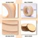 WUUDAR 55mm Wooden Rings for Crafts - 20Pcs Smooth Unfinished Macrame Rings for Jewelry Making, DIY Crafts & Home Decor - Durable & Lightweight Wood Rings - Buy Online on GoSupps.com