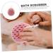 Minkissy Bubble Pink Body Scrubber Ball - Exfoliating Bath Sponge Mesh Loofah & Shower Puff for Kids - International Shipping Available - Buy Online on GoSupps.com