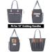 Luxja Small Knitting Tote Bag - Yarn Storage for Projects, Needles, Hooks & Accessories (Gray) - Buy Online on GoSupps.com