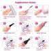 RARJSM Glitter Gel Nail Polish Set - 6PCS Reflective Shinny Gel Polish in Gold, Hot Pink, Green, Red, and Silver - Nail Art Varnish Manicure Kit with Diamond Sparkle - Gift Package Included - Buy Online on GoSupps.com