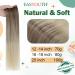 Easyouth Brown to Blonde Ombre Wire Hair Extensions | Real Human Hair | 80g 18 Inch | Invisible Fish Line Hair Balayage | #8/60 - Buy Online on GoSupps.com