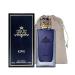 Men's Cologne King Eau De Toilette Body Spray Fragrance For Men- Daywear Casual Daily Perfume Set with Suede Pouch- 3.4 Fl Oz Bottle- Ideal EDT Beauty Gift for Birthday Anniversary