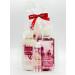 Bath & Body Works Cherry Blossom 4-Piece Gift Set | Includes: Body Lotion Body Wash Ultimate Hydration Body Cream and Snowy Peach Berry Hand Cream - Buy Online on GoSupps.com