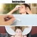 AUEAR 100 Pack Micro Blading Shower Visor - Eyebrow & Face Protector for Hair Salon and Surgery Aftercare - Buy Online on GoSupps.com