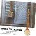 BCOATH Bamboo Handle Bath Cleaner Brush - Double-Sided Scrubber for Shower and Body Scrubbing - Buy Online on GoSupps.com