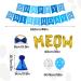 Blue Cat Birthday Party Supplies Cut Cat Birthday Supplies with Cat Birthday Hat Tie Birthday Number Cat Birthday Banner Balloons Beautiful Cat Themed Birthday Party for Cat Birthday Party Dec - Buy Online on GoSupps.com