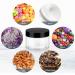BonyTek 4oz Plastic Jars with Lids 5 Pack - BPA Free Reusable Cosmetic Containers - Bath Salts, Powders, Beauty Products - 4 Ounce, Pack of 5 (Black) - Buy Online on GoSupps.com