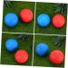 Beavorty 4-Piece Lacrosse Balls & Foam Roller Set | Massage & Yoga Ball for Back Feet & Muscle Relief - Buy Online on GoSupps.com