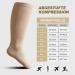 Zfsock Compression Stockings for Thick Calves | Men & Women Support Socks 20-30mmHg | Medical Compression & Travel Socks in Oversize 7XL - Skin Color - Buy Online on GoSupps.com