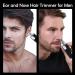 Mens Nose Hair Trimmer Eyebrow Remover Facial Cutter Battery Operated Electric Ear Removal Cutter Grooming Kit for Men Women - Buy Online on GoSupps.com