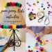 WAU Craft Pom Pom Balls - 100pcs 1.5 inch Multicolored Large Pompoms for DIY Crafts - Reusable Zipper Bag Included - Buy Online on GoSupps.com