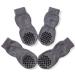AKOPAWON anti-slip socks Dogs Cat socks 4 pieces of paw protection detention socks for inside pet dogs cat socks with rubber reinforcement S-4XL suitable for dogs from 1-36 kg 5xl for over 36 kg B-grau 2xL