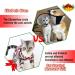 Mairbero Cat Recovery Pajama Suit | Anti-Licking Wounds | Breathable Pet Clothing for Cats & Dogs | Ideal After Surgery Wear | Christmas Red - Buy Online on GoSupps.com