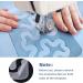 Acrylic Free Motion Quilting Template Ruler | Transparent 24x16x0.4 CM | Beginner-friendly Domestic Sewing Machine Quilting Tools - Buy Online on GoSupps.com