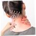 Orfofe Head & Hand Massager - Scalp & Hair Massage Tool | Relaxing Pink Claw for Ultimate Relaxation - 20x9.5cm - Buy Online on GoSupps.com