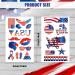 60 Sheets 4th of July Glow in the Dark Patriotic Temporary Tattoos with American Flag Design - Buy Online on GoSupps.com