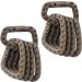 Tactical Carabiner Keychain 12-Pack - Lightweight Polymer D-Ring Clips for Backpacks - Outdoor Travel and Camping Gear Hooks (Brown) - Buy Online on GoSupps.com