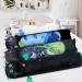 Mewaii 20in Long Cat Plush Pillow Stuffed Animal Squishy - Big Green Eyes, Sleeping Hugging Soft Toy for Kids (Black) - Buy Online on GoSupps.com