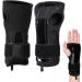 Carpal Tunnel Wrist Brace - Roller Skating Wrist Support Portable Wrist Brace Support and Splint Stabilizer Helps Relieve Wrist Discomfort for Multi Sports Rowces Black Large - Buy Online on GoSupps.com