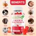 Calcium Magnesium Zinc Gummies with High Absorption Magnesium 300mg Calcium Supplement with D3 for Bone Muscles & Immune Support for Kids & Adults Strawberry Flavor 120 Count 60 Count (Pack of 2) - Buy Online on GoSupps.com