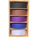 Brazilian Jiu Jitsu Belt Display | Pine Belt Box | BJJ Belt Rack for 5 Belts | from White to Black Belt Hanger | Martial Arts Belt Holder Case | Gifts for Jiu Jitsu Practitioners | OSS