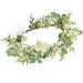 Green Baby Breath Bridal Flower Crown - Eucalyptus Wedding Halo Headpiece - Buy Online on GoSupps.com