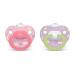 NUK Glow-in-The-Dark Orthodontic Pacifiers Zebra 0-6 Month (Pack of 2) Zebra Zebra