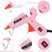Liumai Mini Hot Glue Gun Kit with 20 Glue Sticks - Perfect for Crafts, DIY, and Quick Repairs - Pink - Buy Online on GoSupps.com