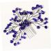 Beatifufu Bridal Wedding Comb Hair Insert Comb Bridal Hair Accessories Wedding Hair Comb Bridal Side Combs Women Hair Combs Blue Zircon Hair Comb Bride Wedding Headdress Bridal Headpieces - Buy Online on GoSupps.com